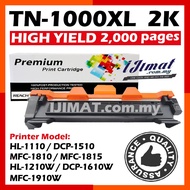 Compatible to Brother TN1000 TN-1000 1000 HL-1110 1210 1510 1610W MFC-1810 1815 MFC 1905 1910 MFC 19