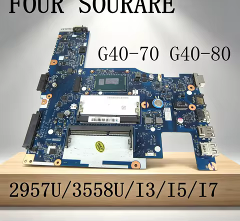 ACLU1/ACLU2 NM-A272 Mainboard For LENOVO ideapad G40-70 Z40-70 G40-80 Laptop Motherboard with 2957U/