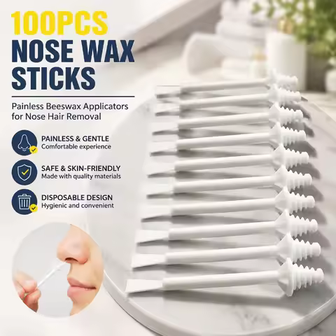 Nose Hair Wax Applicator Sticks Multi-purpose Wax Spatulas for Depilatory Wax Beans Nasal Hair Remov