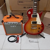 Complete Package of Gibson Les Paul Guitar, Ampli and Jack Cable New Original and Trusted