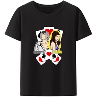 2026NEWreday STOck S-5XL Ready stock Women Alice in Borderland Short-sleev Creative Cotton Print T S