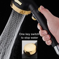 High Pressure Shower Head 3 Modes Handheld Adjustable Water Saving Shower Head Bathroom Supplies