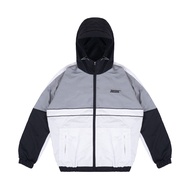 Moxie Wallace Hooded Track Top Jacket - White