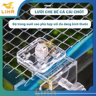 Voonline Aquarium Net with Anti-Jumping Latch, Fish Tank Partition