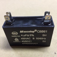 *Ready Stock*Air Con Motor Fan Capacitor (Mascotop Running Capacitor) Square 4.0uf, 4.5uf, 5.0uf, 6.