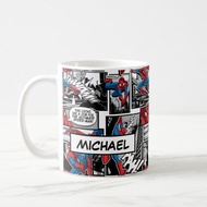 Ceramic Glass Mug Spider-man Comic Panel Marvel Custom Name | Marvel marvel marvel marvel | Marvel m