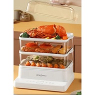 Weili 24L Electric Food Steamer Intelligent Smart 24Hours Reservation 3 Tier