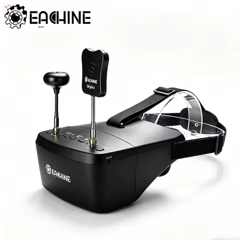 Eachine EV800D 5.8G 40CH 5 Inch 800*480 Video Headset HD DVR Diversity FPV Goggles With Battery For 