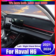 For Haval H6 3rd Gen GT 2021 2022 2023 2024 HEV PHEV Car Dashboard Cover Dash Mat Sun Shade Non-slip