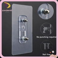 DIACHASG Double Hole Screw Sticker, No Punching Wall Picture Hanger Traceless Nail, Variable Distanc