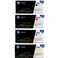 Original Genuine HP 124A CMYK Q6000A, Q6001A, Q6002A and Q6003A