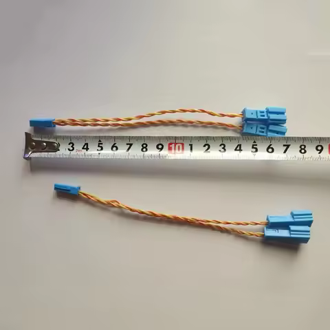 2pcs Tweeter Line Speaker Adapter Plugs Cable Y Splitter For Bmw F10 F11 F20 F30 F32 F02 F15 F25 F01