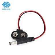 READY STOCK(1PCS) 9V Battery Snap Clip Holder ( 2.1 x 5.5mm Plug )MIAO MING
