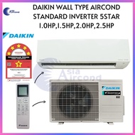 DAIKIN WALL MOUNTED STANDARD INVERTER 5-STAR BUILT IN WIFI [ FTKP-SERIES ] R32