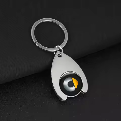 Metal Alloy Car Emblem Keychain Car Logo Pendant Keyring For Smart Eq Fortwo Forfour 453 451 452 450