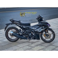 EXCITER 155 REMOVABLE STICKER WHITE BLACK ZIN EX155 VVA CAR STICKER BLACK-MATT BLACK-MATT BLACK BRON