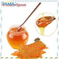 TEASG Wooden Spoon Desserts Condiment Home Living Kitchen Dining Rice Soup Kids Spoon Honey Tea Scoo