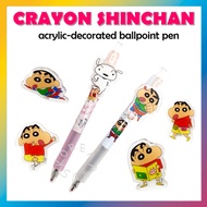 [Crayon Shin-chan] acrylic-decorated ballpoint pen 0.5mm shinchan 1050149