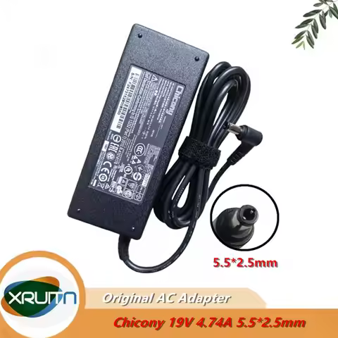 Genuine Chicony A10-090P3A 19V 4.74A 90W 5.5x2.5mm A16-090P1A AC Adapter Charger For MSI PS42 A15-09