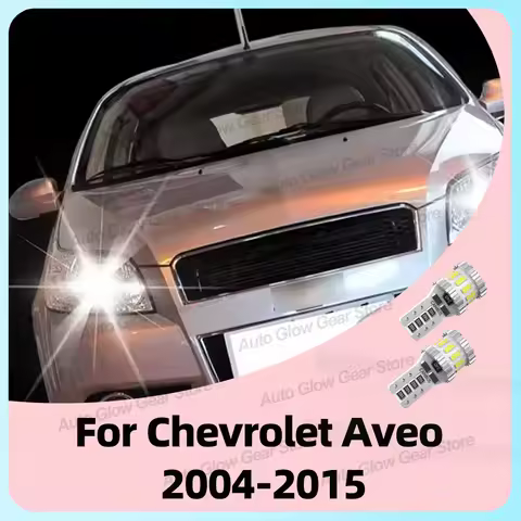 2Pcs Led Parking Light For Chevrolet Aveo 2004 2005 2006 2007 2008 2009 2010 2011 2012 2013 2014 201