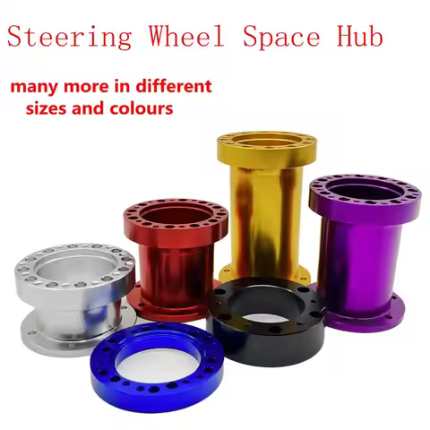 Universal Car Steering Wheel Hub Spacer 13/51/76/101/128MM Boss Kit Adapter Space Racing Game