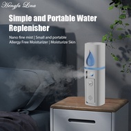 Hengfa Lina USB Mist Facial Sprayer Humidifier Rechargeable NebulizerFace Steamer Moisturizing Beauty Instruments Face Skin Care Tools