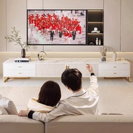 XIAOWWEI TV Cabinet 2025 New Light Luxury Coffee Table TV Cabinet Combination Simple Modern Living R