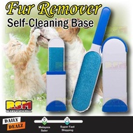 Fur Remover Tool Pet Lint Hair Remover Reusable Self Cleaning Base/Pembersih Bulu Melekat/Penanggal 