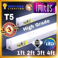 [SIRIM] Premium IMITOS 3 Colour LED T5 Tube Light Lamp Bulb Set Celling Light Energy saving Long Tub