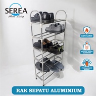 Aluminum Shoe Rack Aluminum Shoe Organizer/ Rust-Proof Knockdown Aluminum Shoe Organizer/