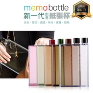 New Generation Memo Bottle A6 320ML Creative Flat Water Bottle/Water Bottle/Flat Bottle/Cold Bottle/