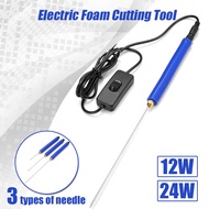 12/24W Electric Foam Cutter Craft Hot Knife Styrofoam Cutter Pen Cut Foam With Electronic Adaptor 5-