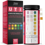 3-in-1 Urinary Tract Infection Test Strips - Home UTI Test Kit with eBook - with 100 Quick and Accur