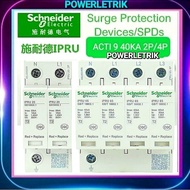 GENUINE SCHNEIDER SPD ACTI 9 SURGE PROTECTOR DEVICE IPRU 40KA 2P/4P > SCHNEIDER 1P+N/3P+N LIGHTNING 