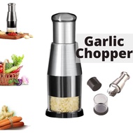 {SG} Pressed Garlic Chopper Stainless Steel Garlic Masher Minced Garlic Grinder Manual Hand Garlic Grinder Cutter