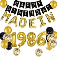 (SG Seller) 40th Birthday Decoration, 40th Birthday Balloon, Decoration Set Decor Kit Made in 1985 S