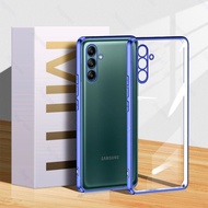 Jingsanc Ốp trong suốt cho Samsung Galaxy M14 5g vỏ điện thoại TPU Silicon mềm mạ điện kính trong su