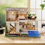 (PDH) CUTE ROOM - DIY HOUSE MINIATURE ELEGANT AND QUIET 3D HOUSE MINIATURE/ 3D DOLL HOUSE/ DOLL/