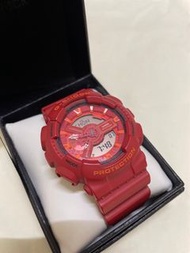 G-SHOCK GA-110AC-4AJF全紅 手錶 二手 保證正品