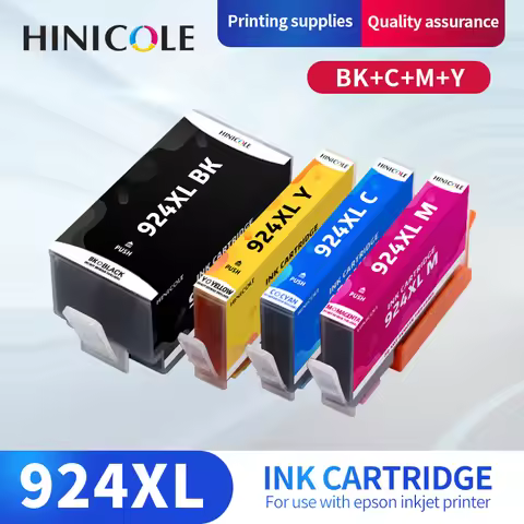 HINICOLE 924 924XL Compatible Ink Cartridge For HP924 OfficeJet Pro 8135e 8134e 8132e 8122e 8124e 81