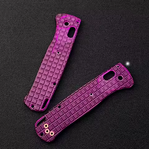 6 Colors Transparent Acrylic Knife Handle Scales For Benchmade Bugout 535 Knives Grip Making Accesso