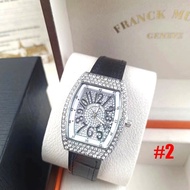 Women Watch Quartz Business Fashion Women's Watch leather belt FM franck muller