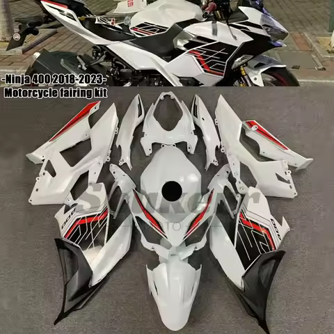 Shukerr Moto Abs Plastics Fairings Kit Set Fit for Kawasaki Ninja400 Ex400 Ex Ninja 400 2018 - 2023 