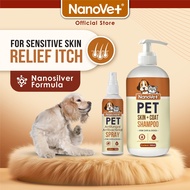 Nanovet® Itch Grooming Set for Cats and Dogs