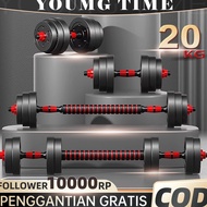 Price of 3KG YT Dumbell Set 4KG Fitness Equipment Barbell Can Be Connected Lifting Pole With Environ