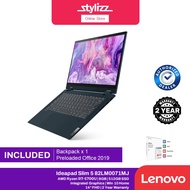 Lenovo IdeaPad 5 14ALC05 Laptop - Abyss Blue (14"/R7-5700U/8GB/512GB/W10H/MS Office H&S + Bag) 82LM0