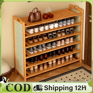 Bamboo Shoe Rack Shoe Rack Organizer Bamboo Wood 50/70/90/100cm 40+ Shoe Rack Organizer
