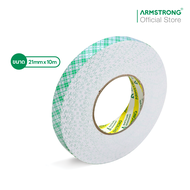 Armstrong เทปโฟมกาวสองหน้า (ยกโหล 12 ม้วนสุดคุ้ม) เทปโฟมกาวสองหน้าแบบหนา 21มม x 3/5/10เมตร