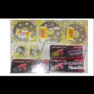 Chain it gold red yellow 415