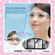 Ready Stock Face Shield with Spectacle Frame Face Shield Set